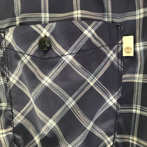 Timberland button down plaid shirt, XXL slim-fit - Picture 2 of 7